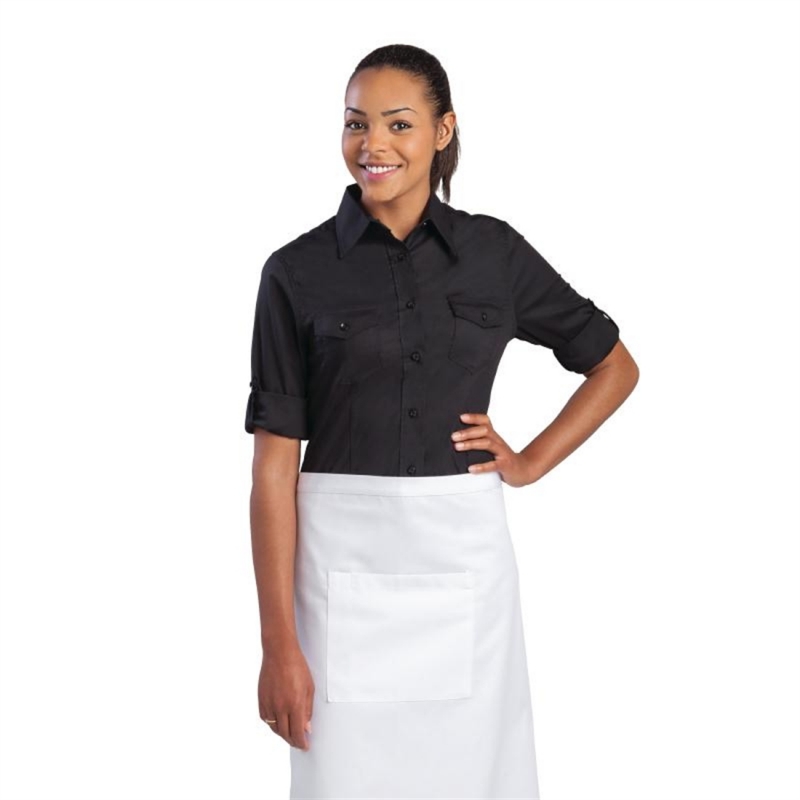 Chef Works Womens Pilot Shirt Black L