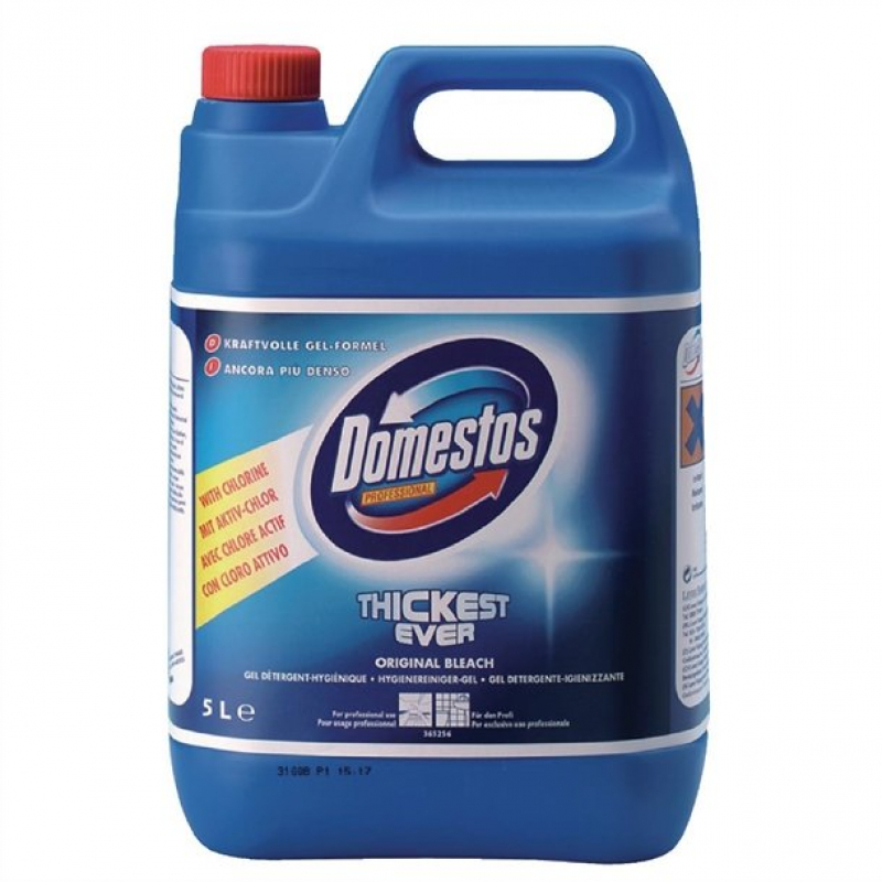 Domestos Professional Original Bleach Concentrate 5Ltr (4 Pack)