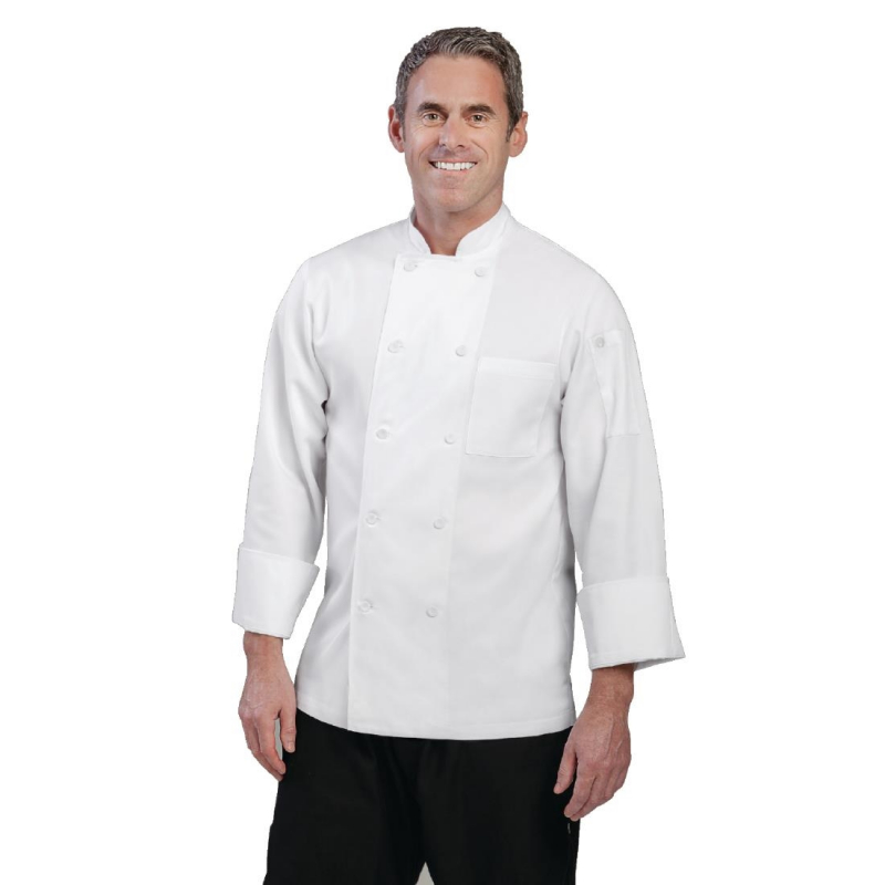 Chef Works Unisex Le Mans Chefs Jacket White S