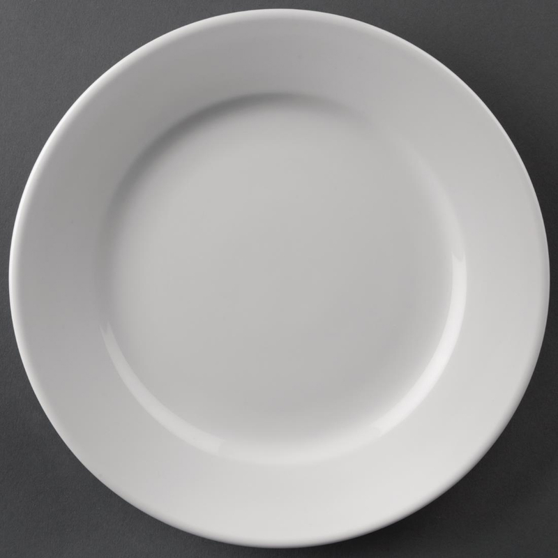Athena Hotelware Wide Rimmed Plates 165mm (Pack of 12)