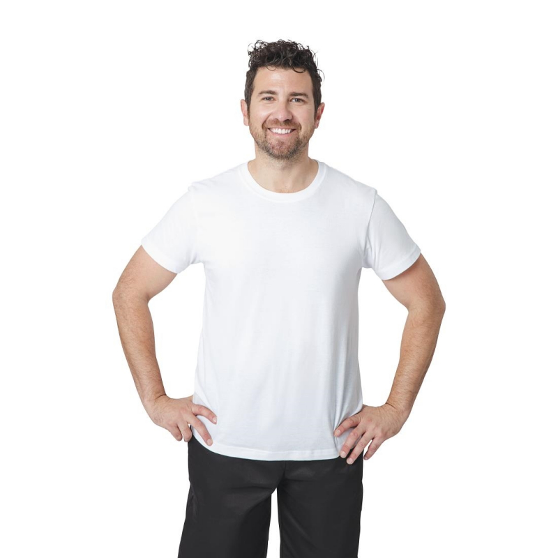 Unisex Chef T-Shirt White XL
