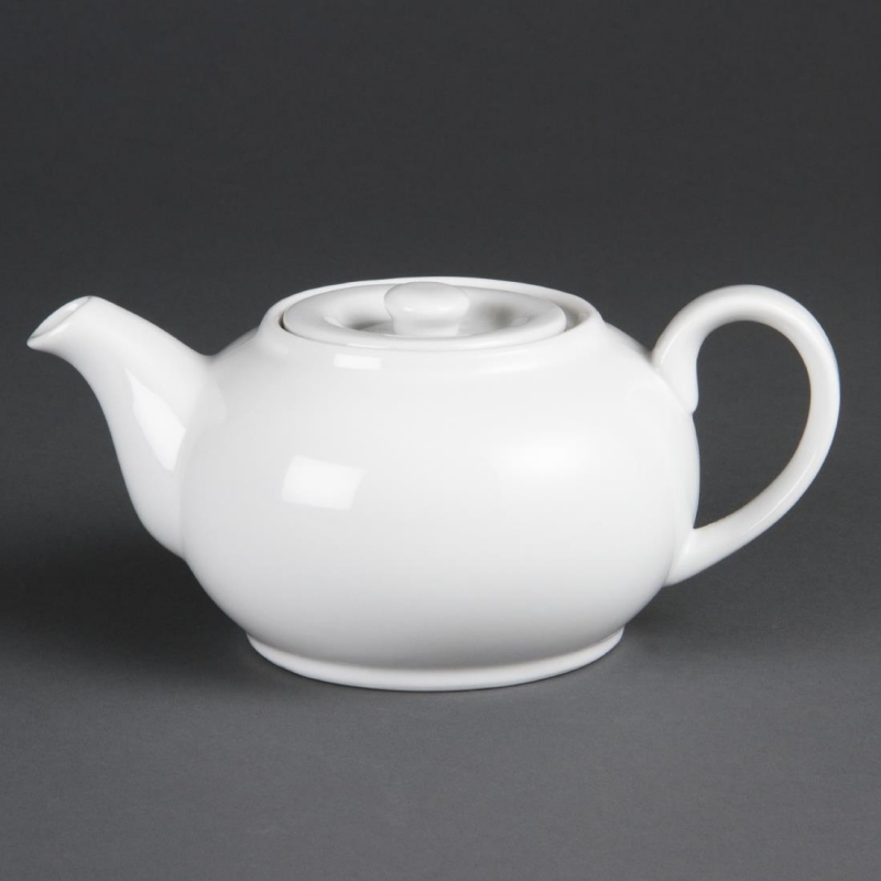 Olympia Whiteware Teapots 426ml 4 Pack